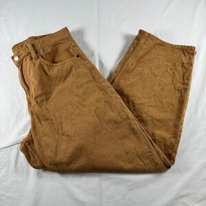 Gap Women's Size 31/12R Brown Barrel High Rise Jeans 100% Cotton